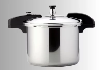 Magnificent Pressure Cooker Isolated on a gradient Background.