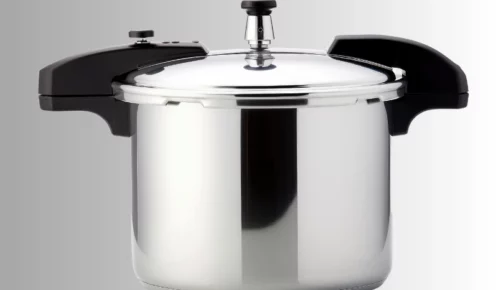 Magnificent Pressure Cooker Isolated on a gradient Background.