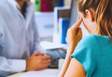 Woman suffering from bad headache or migraine. Car Accidents Cause Long-Term Neurological Damage