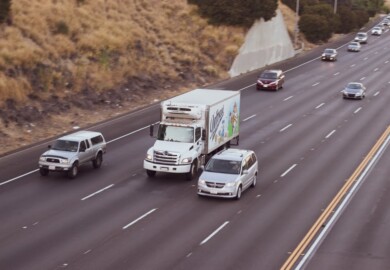 Three-Vehicle Injury Crash Involving Semis on Rte 48