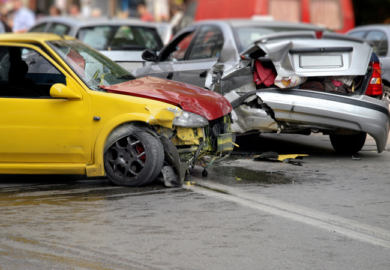 At Least 1 Injured in Two-Vehicle Crash on I-80 Near Center St Exit
