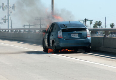 Two Seriously Hurt in Fiery Crash on I-55 near Damen Ave