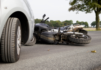 Two Motorcycles and a Car Collide on I-290 Near Forest Park, IL